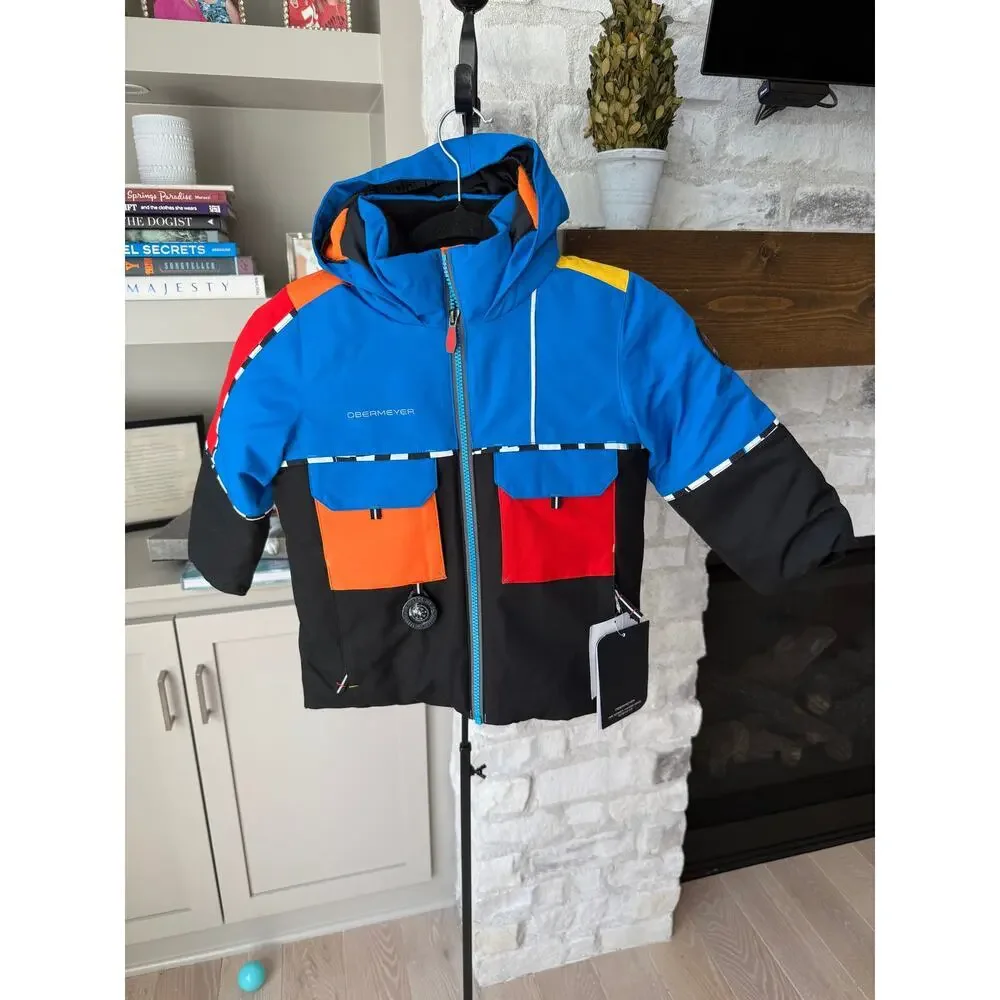 Obermeyer Kids Black Insulated Altair Jacket Size 4